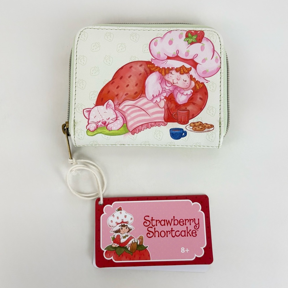 Loungefly Strawberry Shortcake Slumber Party Mini Wallet New With Tags - Picture 8 of 8